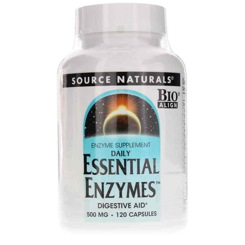 Essential Enzymes 500 Mg, by Source Naturals