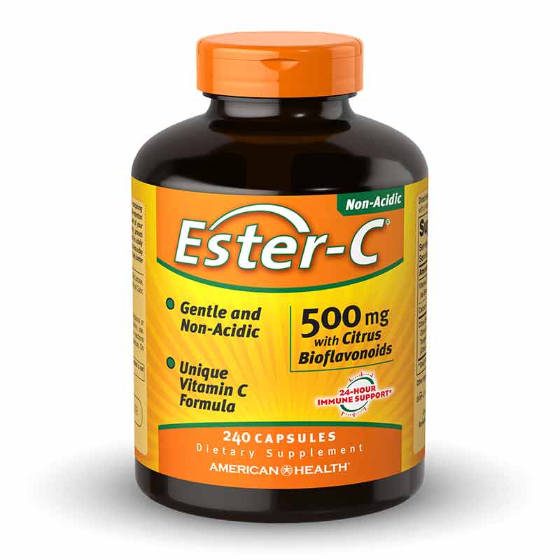 Ester-C 500 Mg w/Citrus Bioflavonoids, 240 Capsules, by American Health