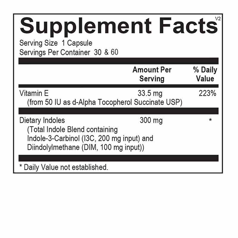EstroDIM, 30 Capsules, by Ortho Molecular, image #2