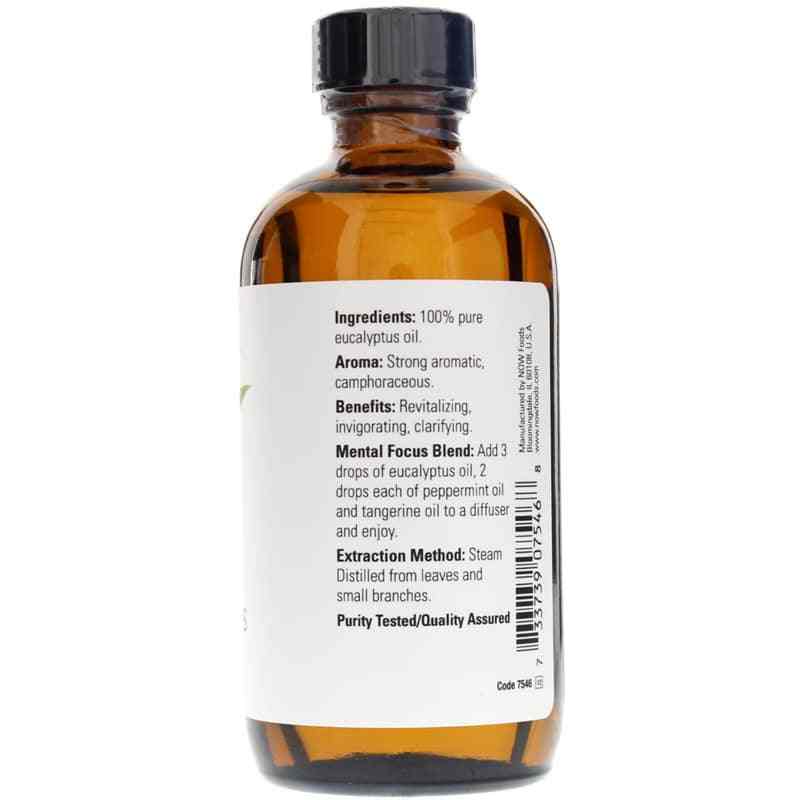 Eucalyptus Essential Oil, 4 Oz, by NOW Foods, image #2