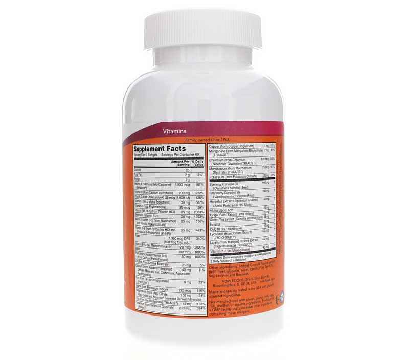EVE Softgels Superior Women's Multi, 180 Softgels, by NOW Foods, image #2