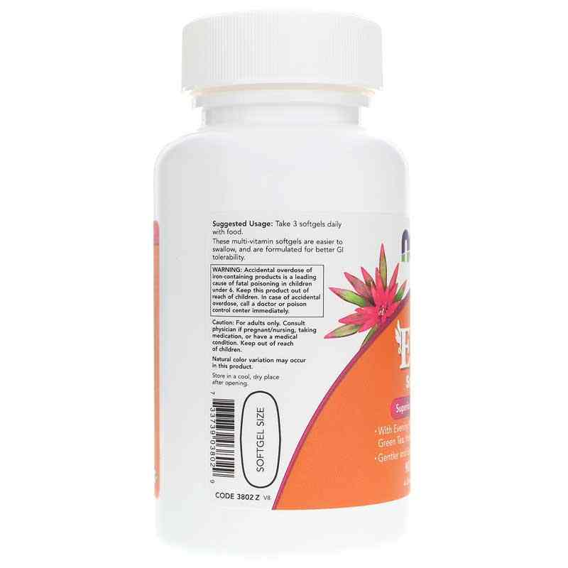 EVE Softgels Superior Women's Multi, 90 Softgels, by NOW Foods, image #3