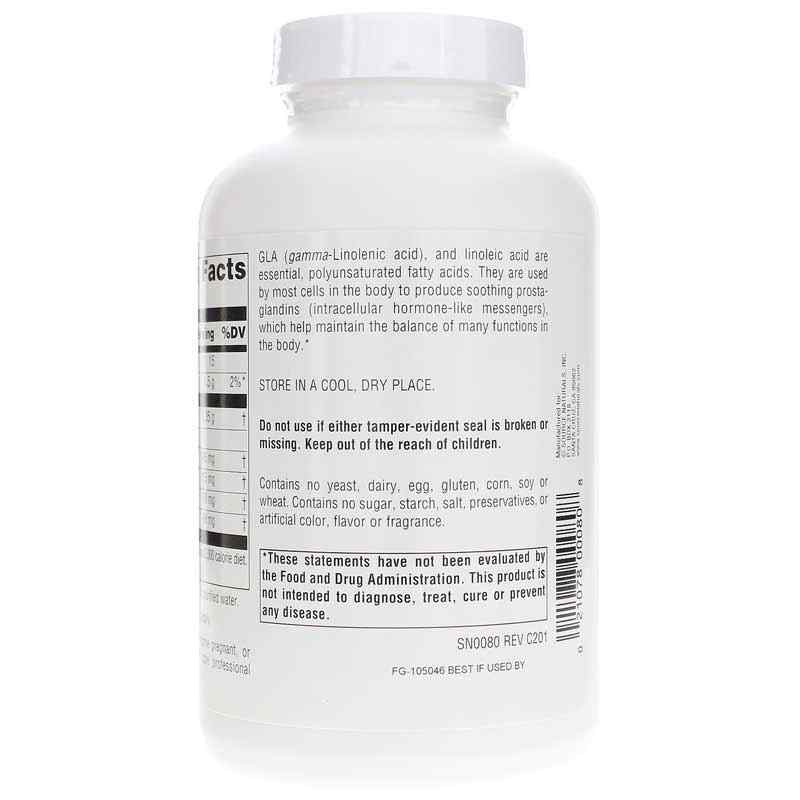 Evening Primrose Oil 1350 Mg, 120 Softgels, by Source Naturals, image #3