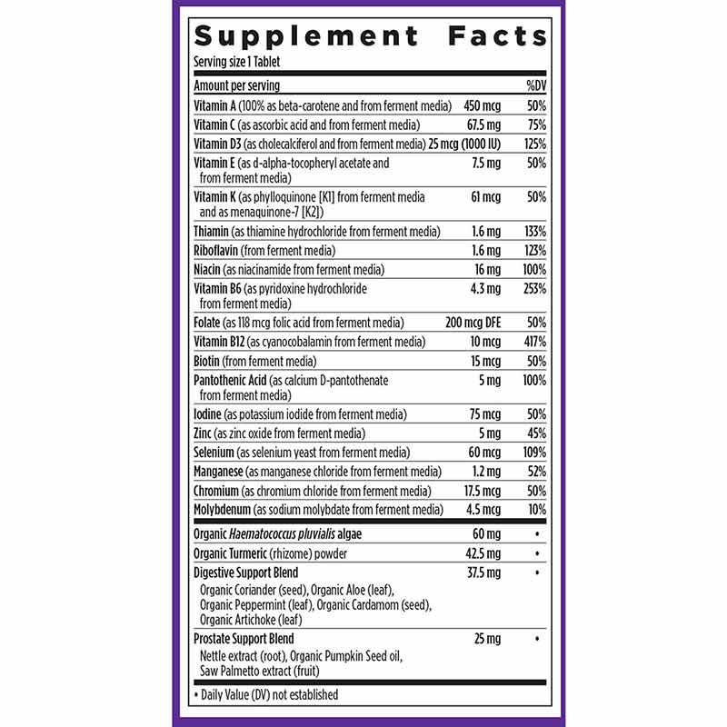 Every Mans One Daily Multi 55+, New Chapter – Professional Supplement ...