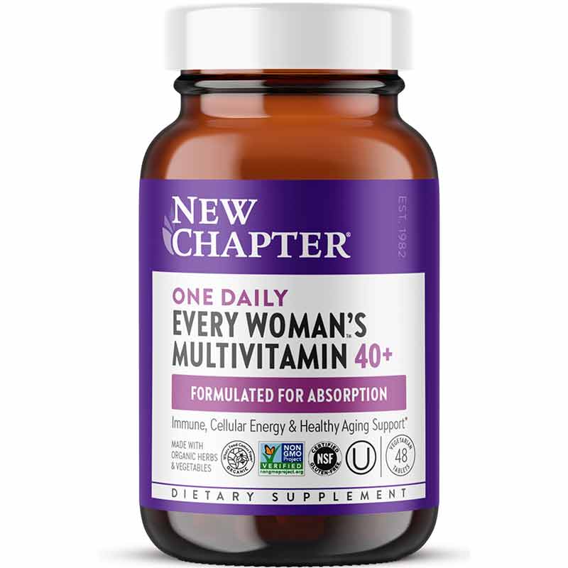 Every Womans One Daily Multi 40+, 48 Tablets, by New Chapter