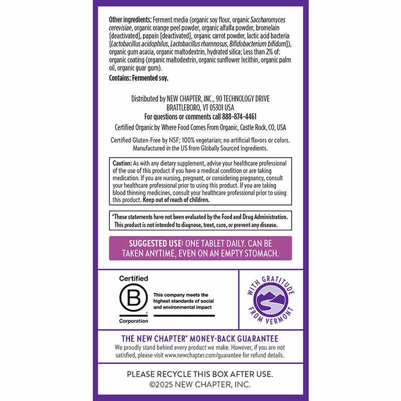 Every Womans One Daily Multi 40+, 48 Tablets, by New Chapter, image #3