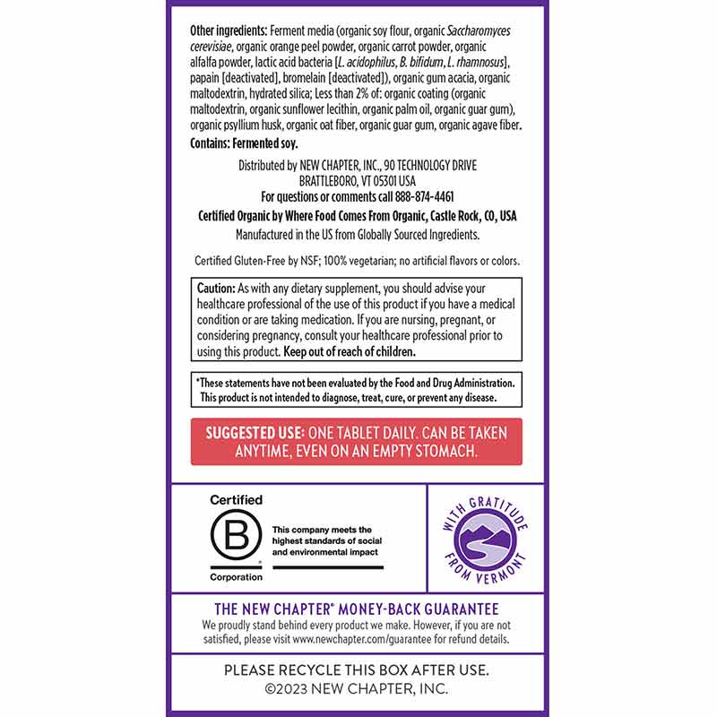 Every Womans One Daily Multi 55+, 48 Veg Tablets, by New Chapter, image #3