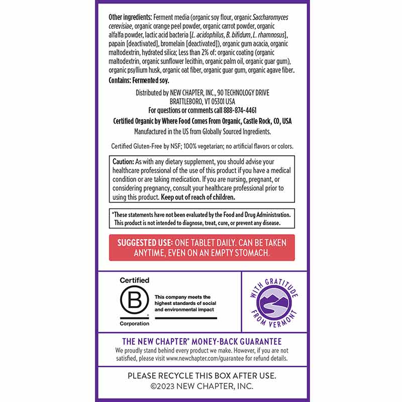 Every Womans One Daily Multi 55+, 96 Veg Tablets, by New Chapter, image #3