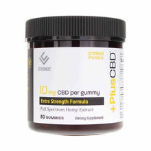 Extra Strength Hemp Extract Gummies 10 Mg Citrus Punch, 30 Gummies, by PlusCBD Oil