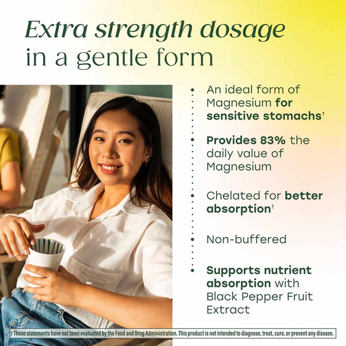 Extra Strength Magnesium Glycinate Capsules, by Megafood