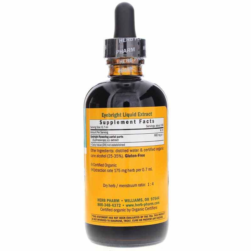 Eyebright Extract, 4 Oz, by Herb Pharm, image #2