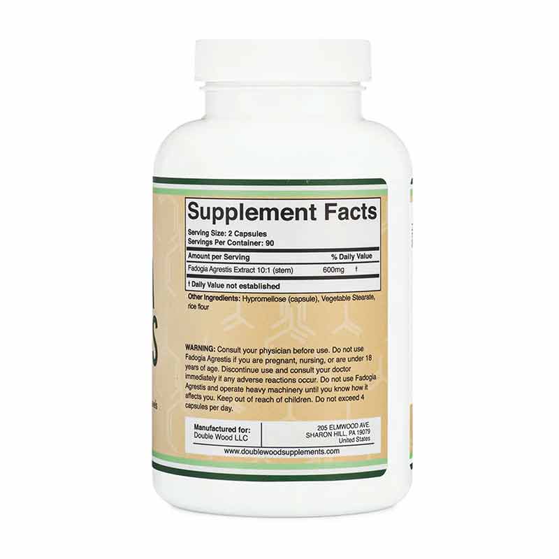 Fadogia Agrestis, 180 Capsules, by Double Wood Supplements, image #2