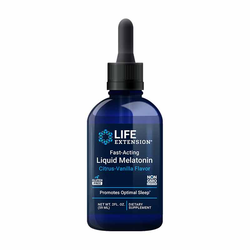 Fast-Acting Liquid Melatonin Citrus-Vanilla, by Life Extension