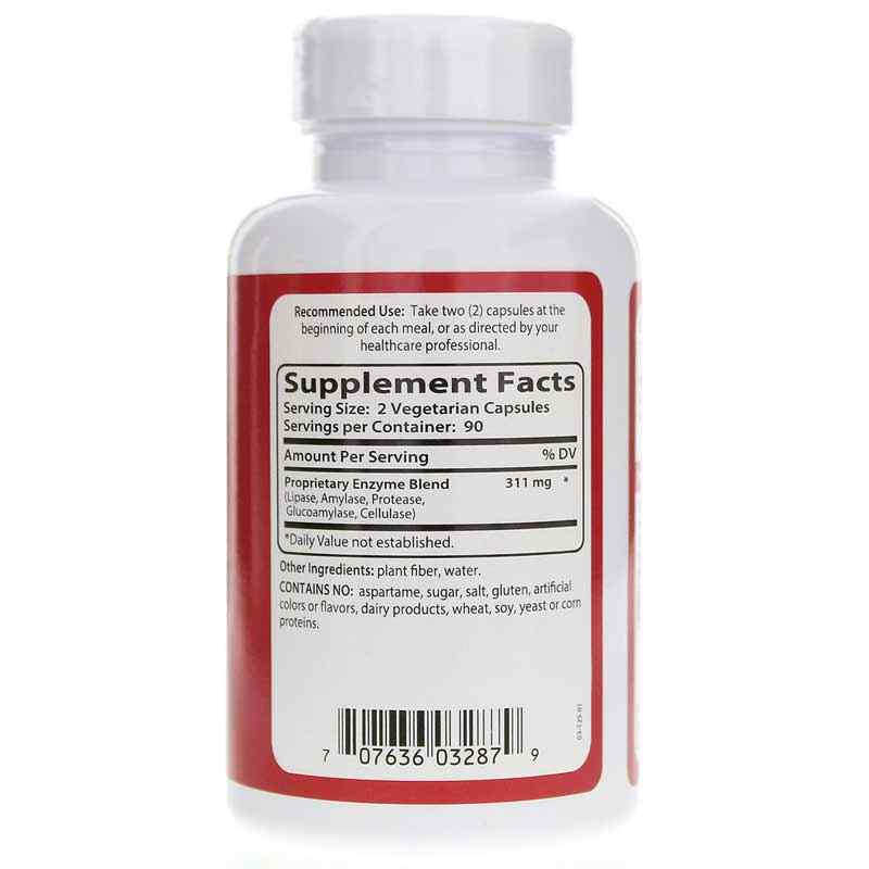 Fat Digest Formula 18, 180 Veg Capsules, by Ness Enzymes, image #2