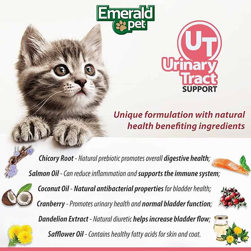 Feline Health Chews for Urinary Tract Support, Emerald Pet ...