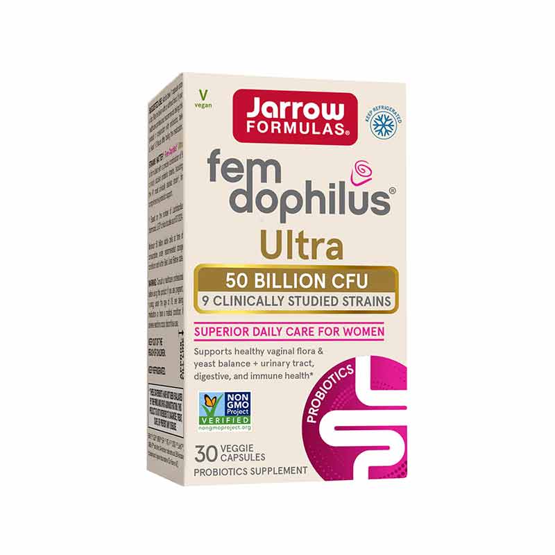 Fem-Dophilus Ultra Refrigerated, 30 Veggie Caps, by Jarrow Formulas