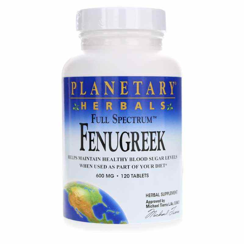 Fenugreek 600 Mg Full Spectrum, by Planetary Herbals