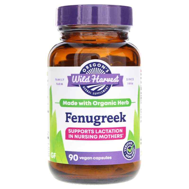 Fenugreek, 90 Vegan Capsules, by Oregons Wild Harvest