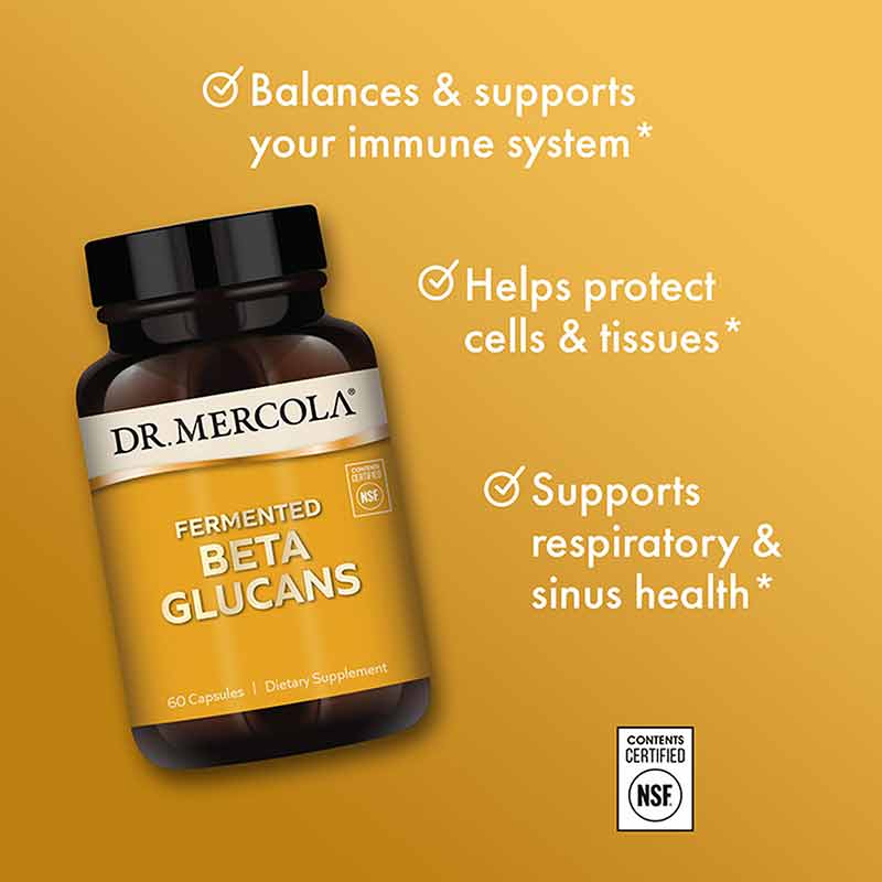 Fermented Beta Glucans, 60 Capsules, by Dr. Mercola, image #4