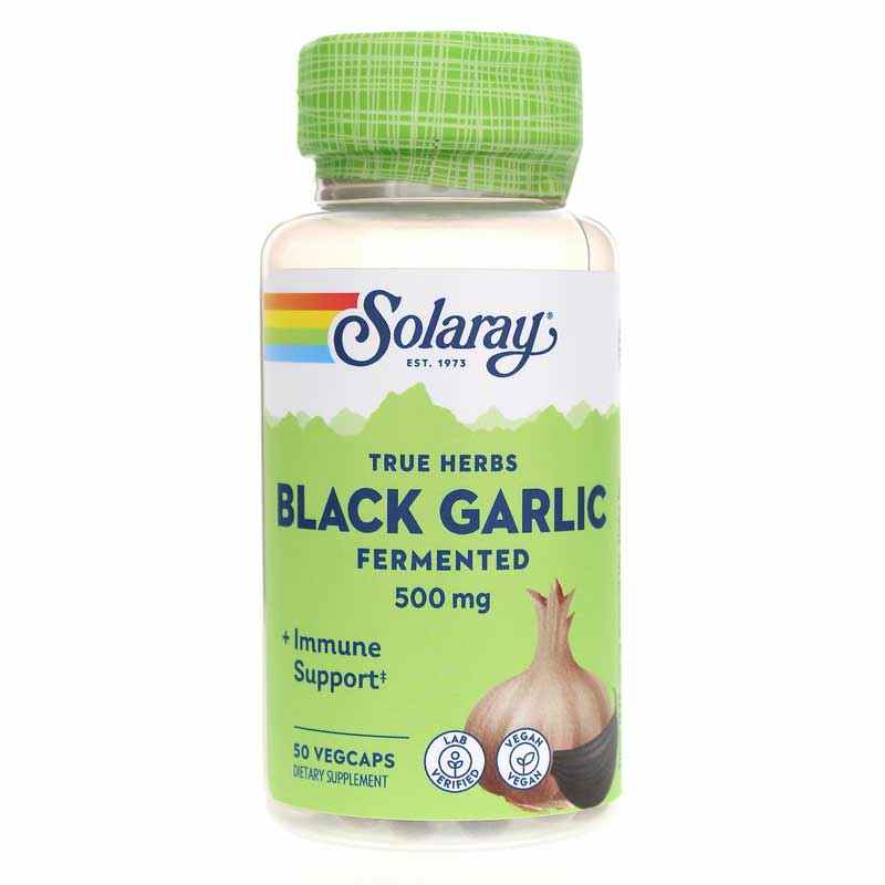 Fermented Black Garlic 500 Mg, by Solaray