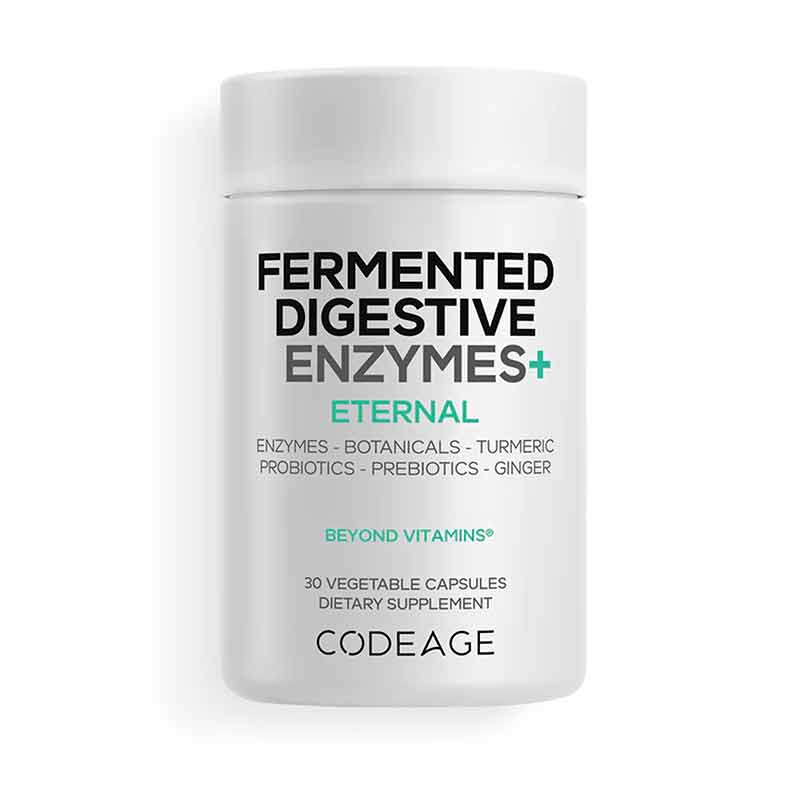 Fermented Digestive Enzymes+, 30 Veg Capsules, by Codeage