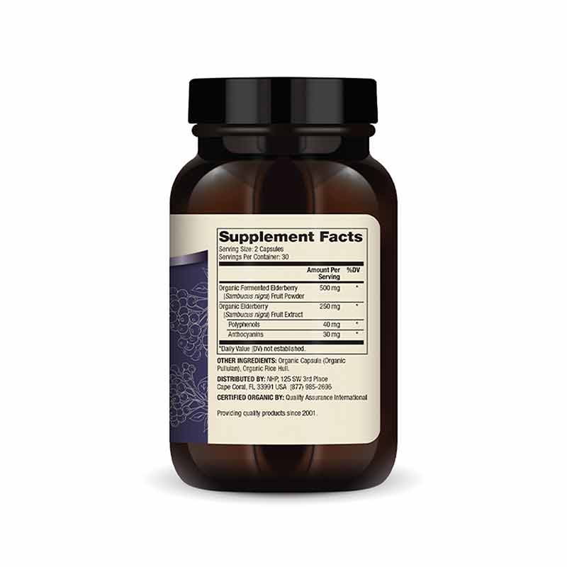 Fermented Elderberry Organic, 60 Capsules, by Dr. Mercola, image #2