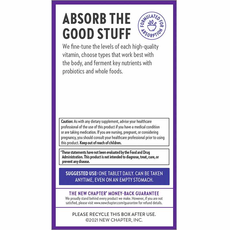 Fermented Vitamin B Complex, 30 Veg Tablets, by New Chapter, image #3