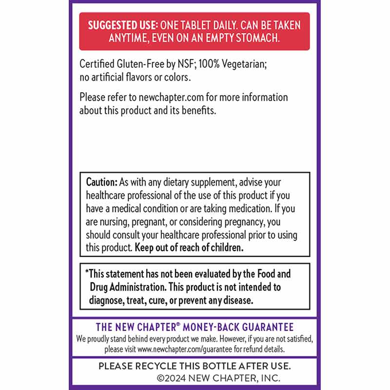 Fermented Vitamin D3 2,000 IU, 60 Veg Tablets, by New Chapter, image #3