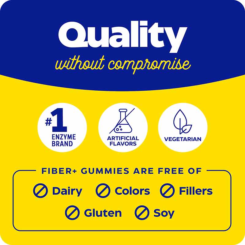 Fiber+ Gummies, by Enzymedica, image #8