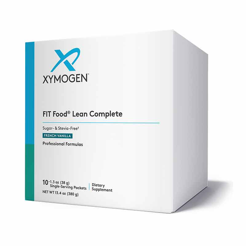 FITFood Lean Complete Sugar & Stevia Free, French Vanilla, by Xymogen