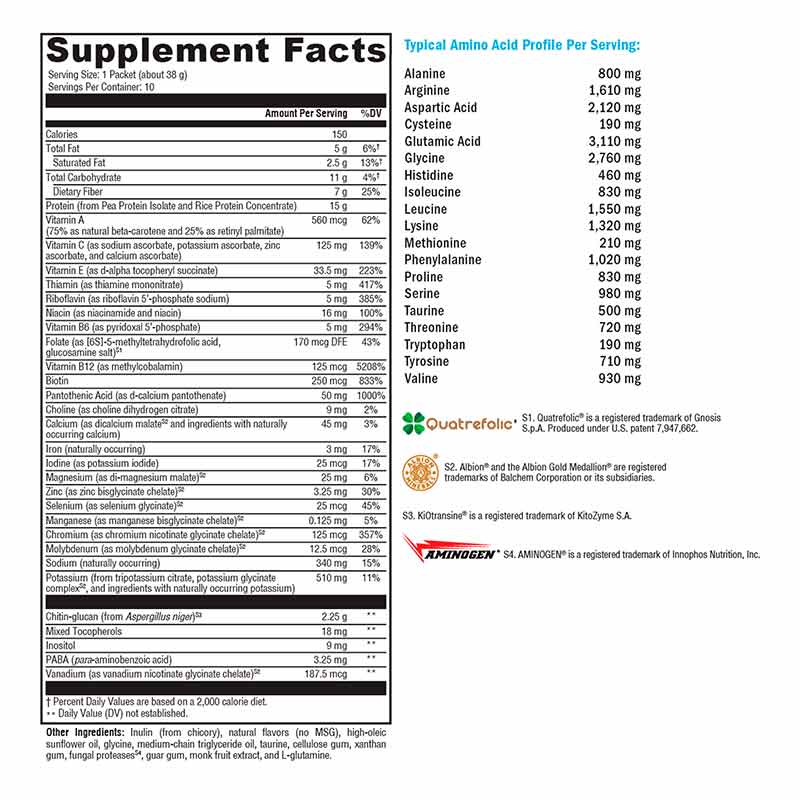 FITFood Lean Complete Sugar & Stevia Free, French Vanilla, by Xymogen, image #2