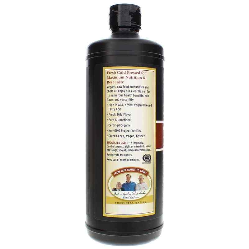 Flax Oil Liquid, 32 Oz, by Barleans Organic Oils, image #3