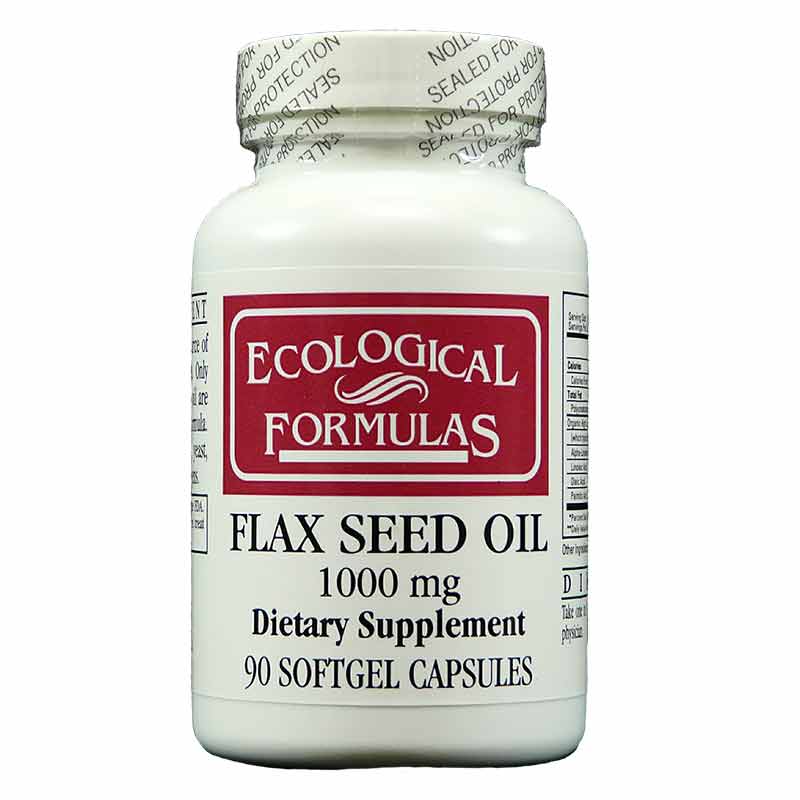 Flax Seed Oil 1000 Mg, by Ecological Formulas