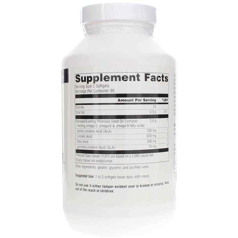 Flax Seed-Primrose Oil, 180 Softgels, by Source Naturals, image #2