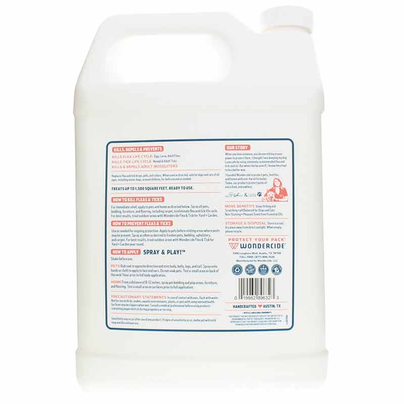 Flea & Tick Control for Pets + Home, Peppermint, 128 Oz, by Wondercide, image #2