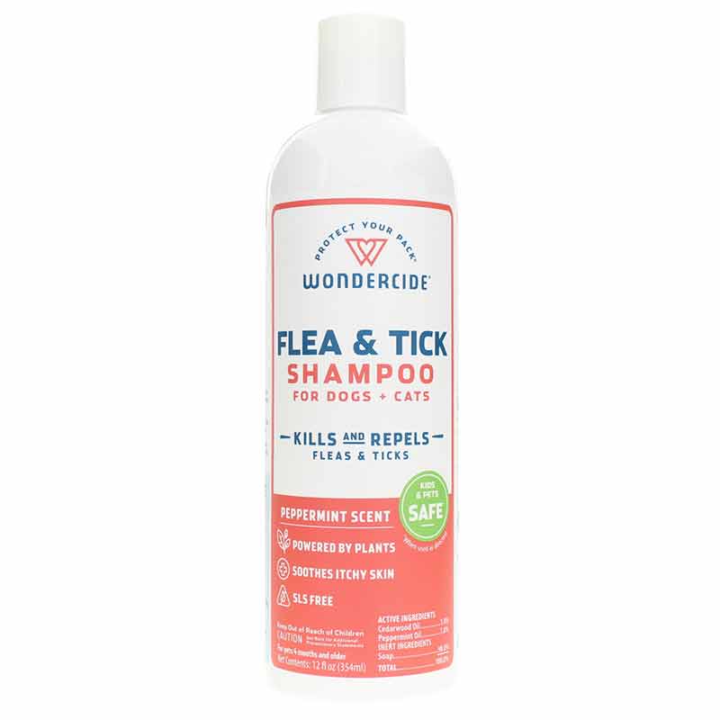 Flea & Tick Shampoo for Dogs + Cats, by Wondercide