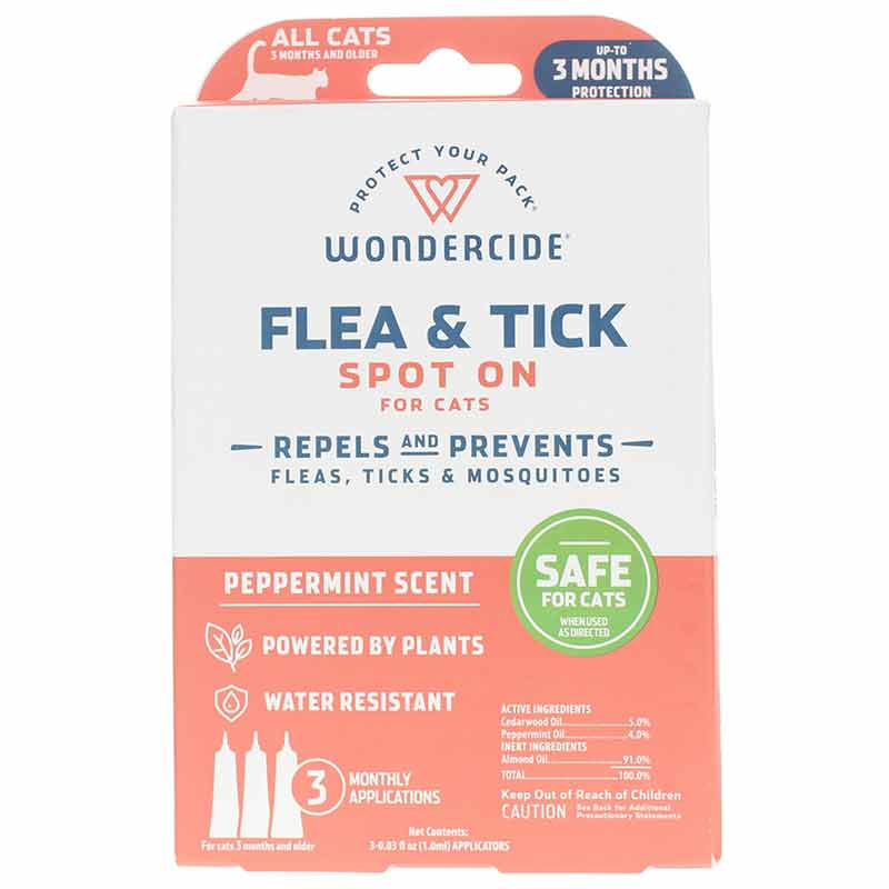 Flea & Tick Spot On for Cats, by Wondercide