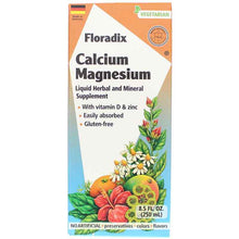 Floradix Calcium Magnesium Liquid, 8.5 Oz, by Salus