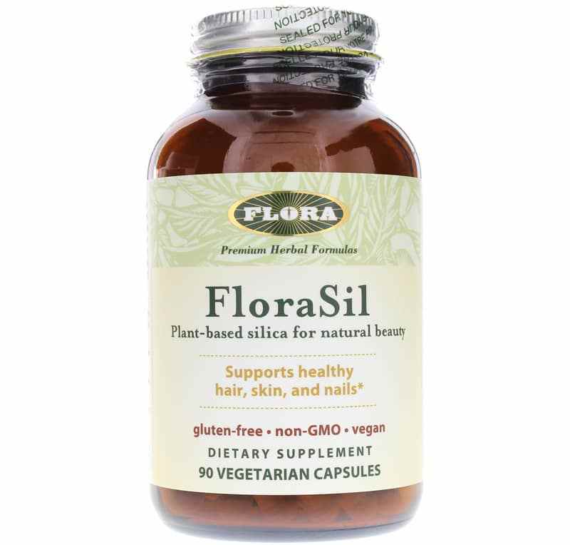 FloraSil Plant-based Silica, 90 Veg Capsules, by Flora