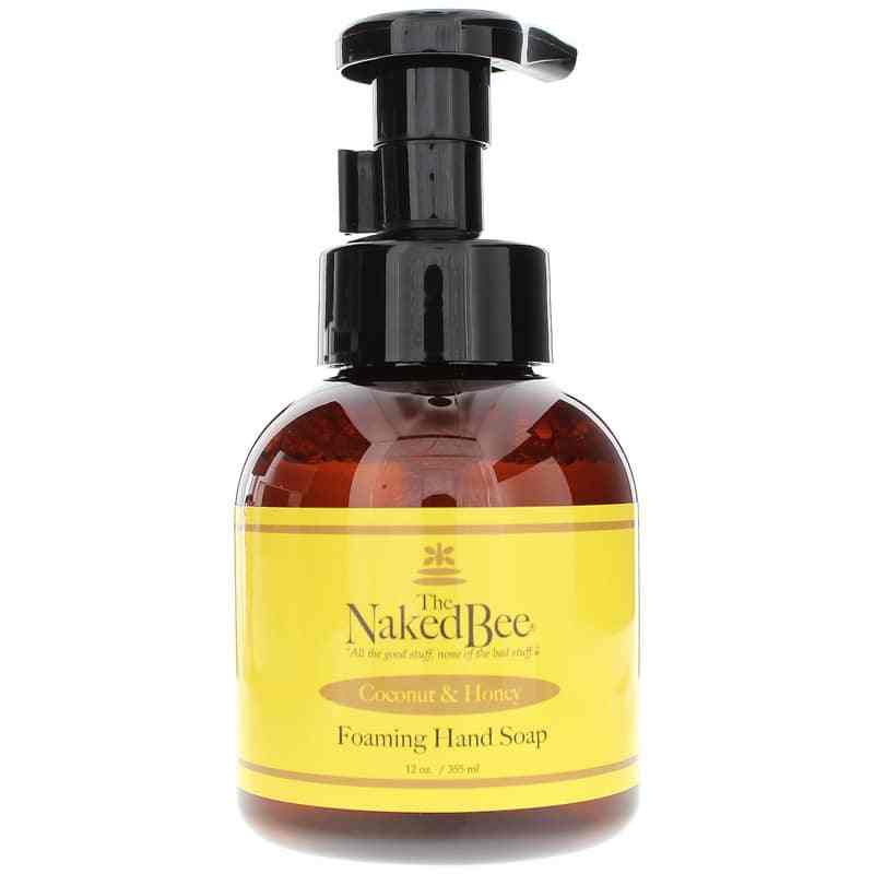 Foaming Hand Soap, Coconut, by Naked Bee