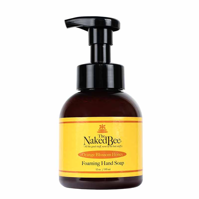 Foaming Hand Soap, Orange Blossom Honey, by Naked Bee