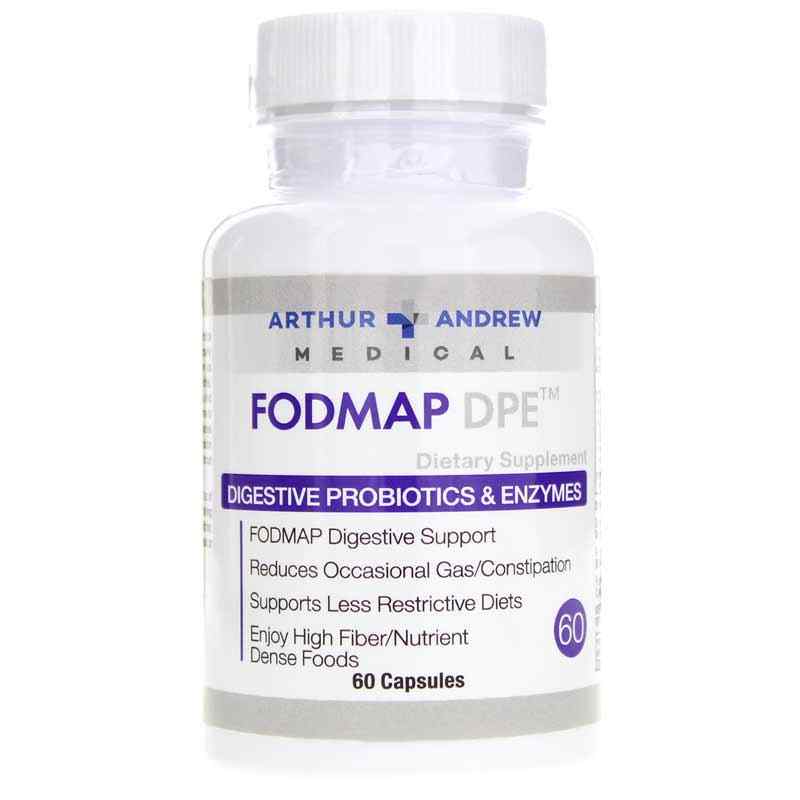 FODMAP DPE Digestive Probiotics, 60 Capsules, by Arthur Andrew Medical