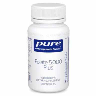 Folate 5000 Plus, by Pure Encapsulations