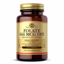 Folate 666 Mcg DFE (Metafolin 400 Mcg), by Solgar