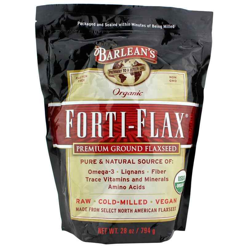 Forti-Flax Premium Ground Flaxseed, by Barleans Organic Oils