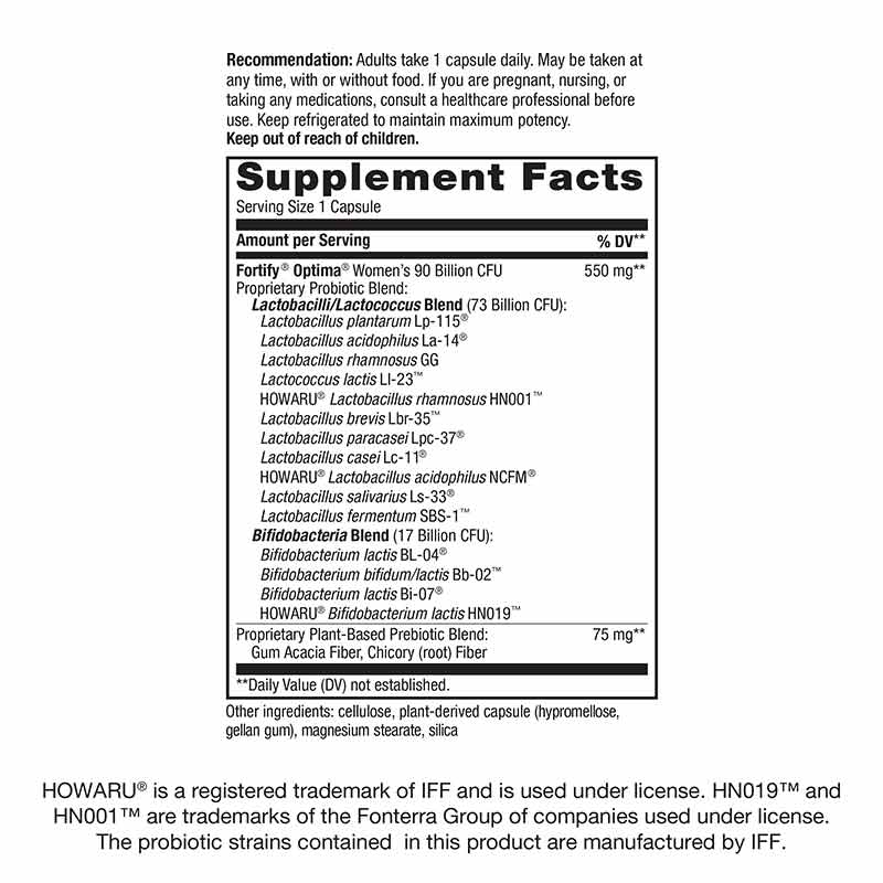 Fortify Optima Women's 90 Billion, by Natures Way, image #2