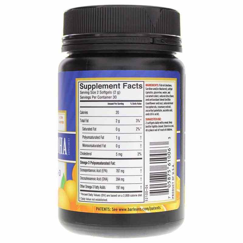 Fresh Catch Fish Oil Ultra EPA-DHA, by Barleans Organic Oils, image #2