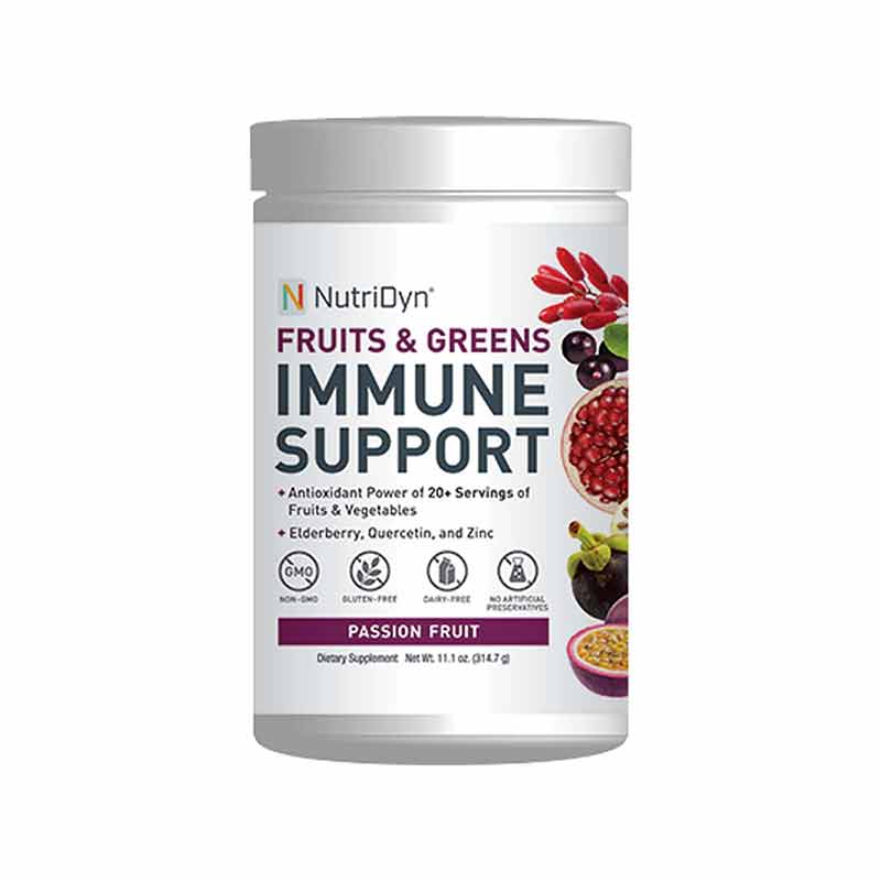 Fruits & Greens Immune Support, Passion Fruit, by NutriDyn
