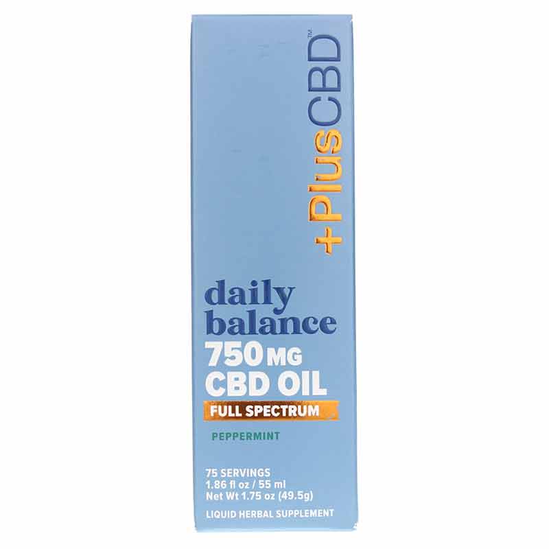 Full Spectrum Hemp Extract 750 Mg Extra Strength, Peppermint, by PlusCBD Oil