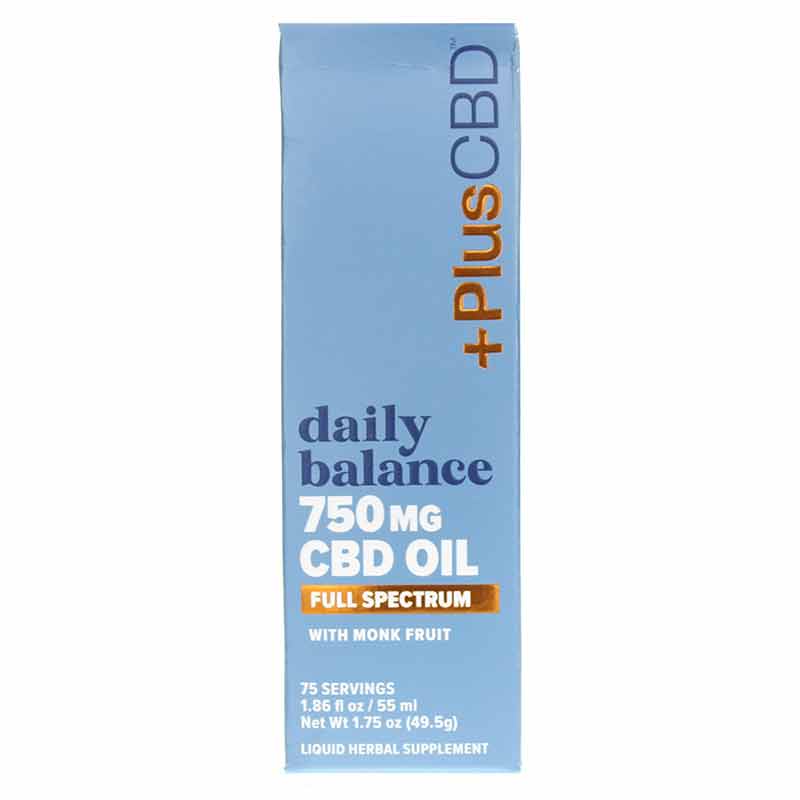 Full Spectrum Hemp Extract 750 Mg Extra Strength, Unflavored, by PlusCBD Oil